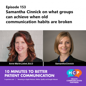 Samantha Cinnick on what groups can achieve when old communication habits are broken