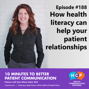 How health literacy can help your patient relationships