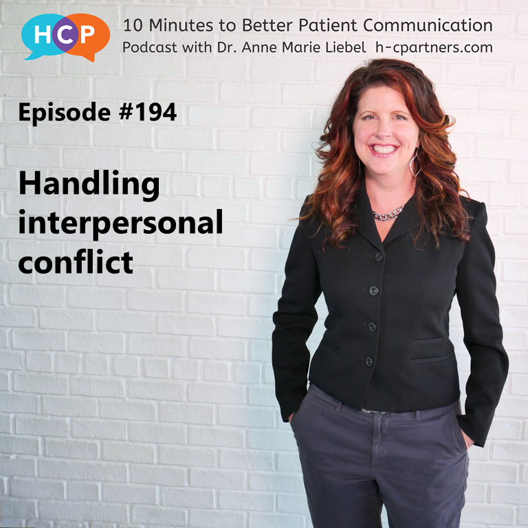 Handling interpersonal conflict